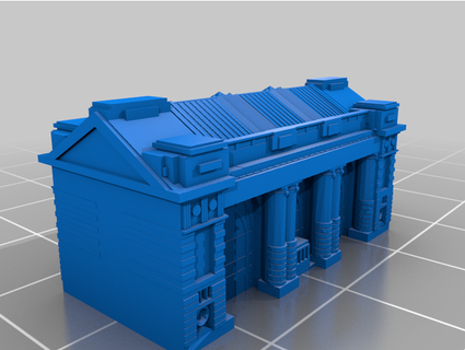 Cattedrale tavola gioco v2 riparato pezzo 13 benblur4 3d print model - Mito3D
