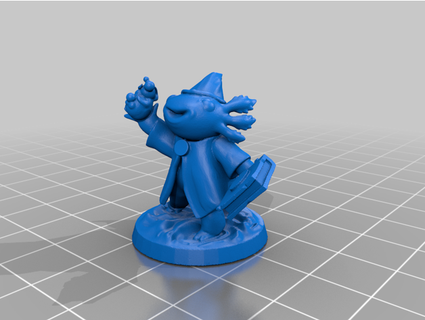 axolotl sorcier santidm 3d print model - Mito3D