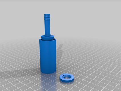 hydraulique fermer clé compas 3d print model - Mito3D