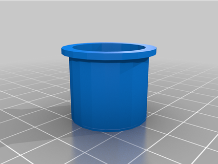 1 inch diamètre tasse afactoriel 3d print model - Mito3D