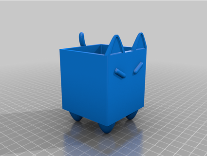 chat pot pieds alliance forestière 3d print model - Mito3D