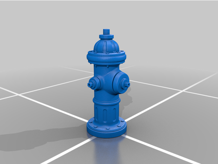 hydrant dioramas nerorpd 3d print model - Mito3D