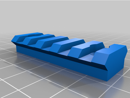 picatinny rail reminil3d 3d print model - Mito3D