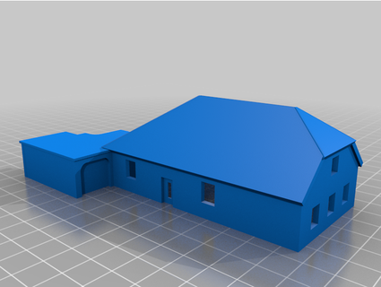 pequeno haus casa espora 1 160 lacrimejante 3d print model - Mito3D