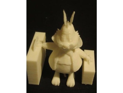 travelling rabbit johnuk 3d print model - Mito3D
