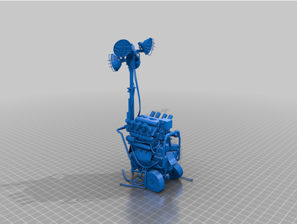 dead daylight generator small lightning tower andreaslyus 3d print model - Mito3D