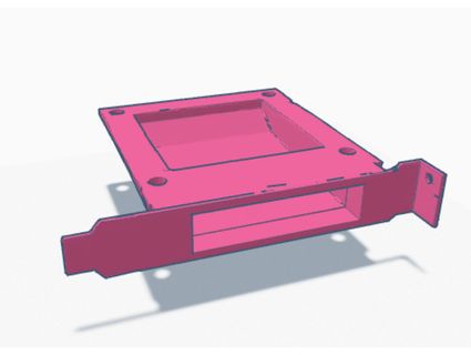 80mm pci escape suporte herpertderpington 3d print model - Mito3D