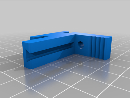 Snapmaker USB Kabel Klemme blaue Plane 3d print model - Mito3D