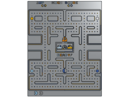 Pac Man niveau agent45005 3d print model - Mito3D