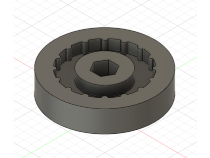 bottom bracket adapter tool audries 3d print model - Mito3D