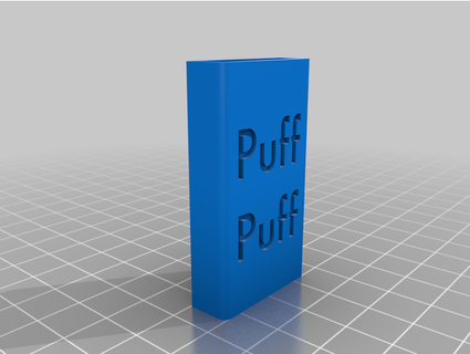 paper tip holder - puff pass stif2323 3d print model - Mito3D