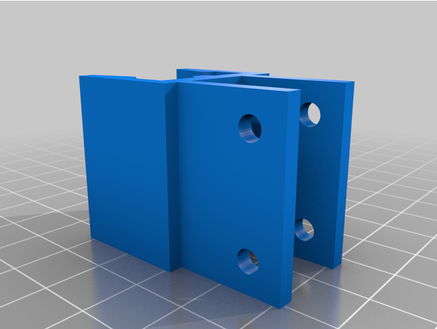 leerlaufen Clip Halter Unterstützung 2020 Profil Denk dran 3D print model - Mito3D