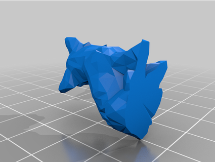 low poly yorkie scan - without tuft jan epiphany 3d print model - Mito3D