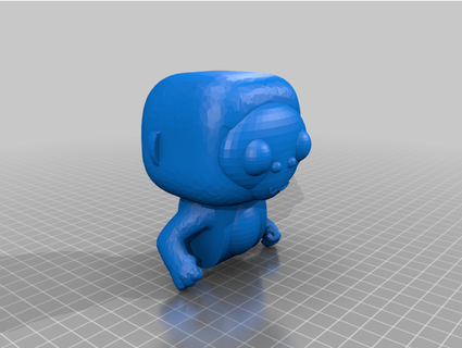 gorille marque funko pop bjornmoosje 3d print model - Mito3D