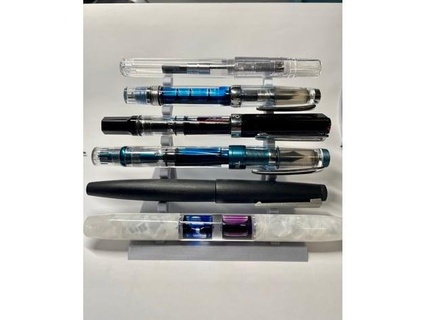 pen stand 6 pens umberarki 3d print model - Mito3D