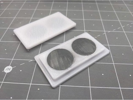 lazer kesici mıknatıs malzeme Kulp destek liman navlun baskı radbench 3d print model - Mito3D