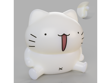 cat ganganchen 3d print model - Mito3D