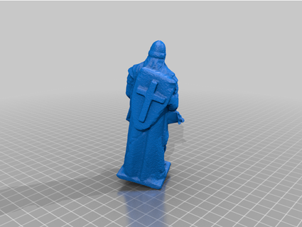 helms deep statue astrobouncer 3d print model - Mito3D
