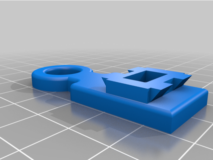 Angeln beißen Alarm Aufhänger Halter Unterstützung Delfin gofrid 3d print model - Mito3D