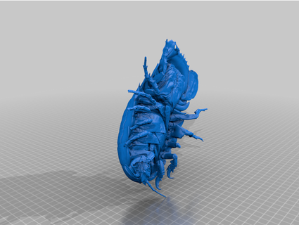 profundo mar gigante isópode hahathisnamemakesnosense 3d print model - Mito3D