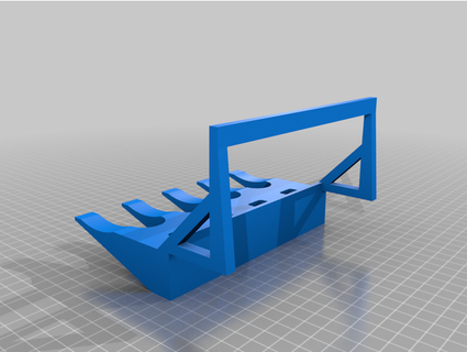 4 epp pipette rack v2 lisk 3d print model - Mito3D