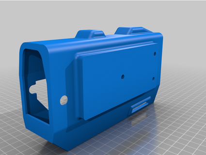 dredd 2012 lawgiver- action light sound holster stand v4 props3dpro 3d print model - Mito3D