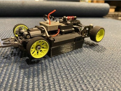 mini-z stand pn chassis gtrc 3d print model - Mito3D