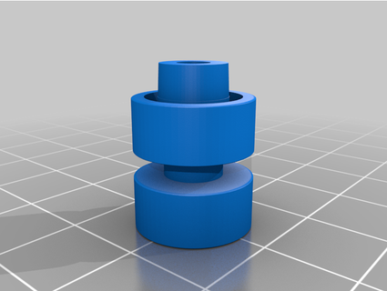 playmobil mini escavadora substituição cubo crankysysadm1n 3d print model - Mito3D