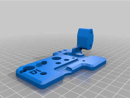 adjustable biqu h2 mount spathi 3d print model - Mito3D