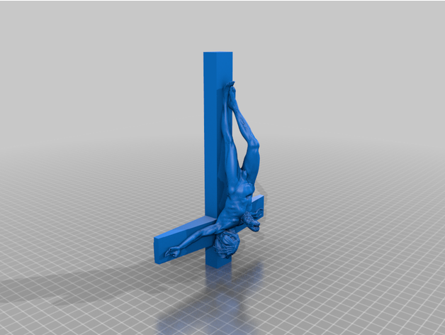 xenocristo bastão remixar bajular Cruz Jesus calafrio Elingr 3D print model - Mito3D