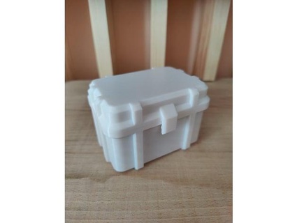 aa battery storage box fixed lock mechanism hanslbua 3d print model - Mito3D