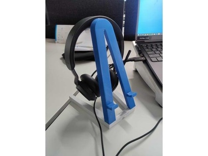 headphone phone holder jelmooo 3d print model - Mito3D