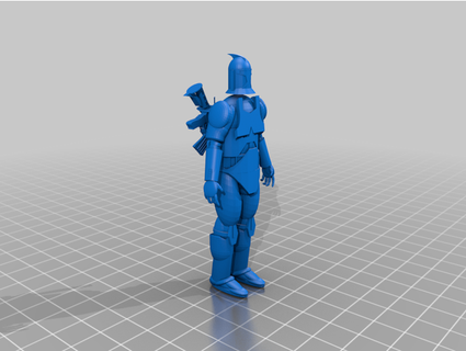 clone soldato baffi uomo inc 3d print model - Mito3D