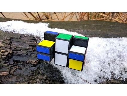 Dividido 1x2x3 normal centros cubos fácil 3d print model - Mito3D