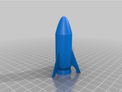 rocketship thiblt 3d print model - Mito3D
