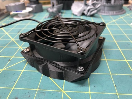 camelbak drying fan bracket crquack 3d print model - Mito3D