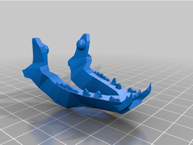 wolf skull trejager  3D print model - Mito3D