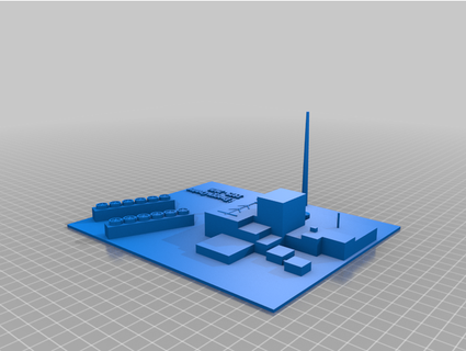 duane arnold energy center nuclear power plant avery10man 3d print model - Mito3D
