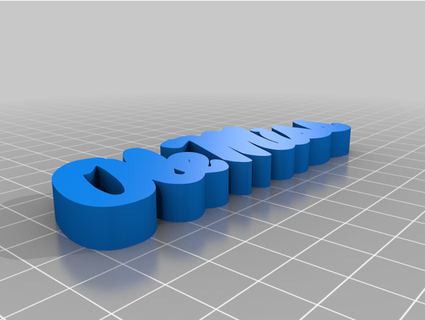 university mississippi logos 3dslabster 3d print model - Mito3D