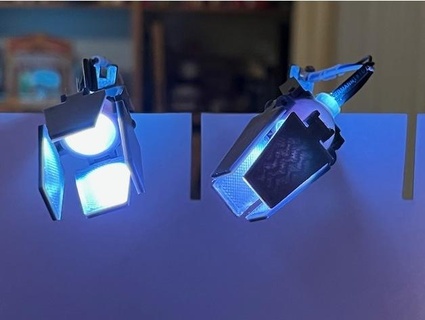 spotlight 5mm leds toy theatre capndirk 3d print model - Mito3D