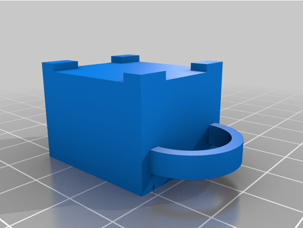 gamecube porte clés DMVC 3d print model - Mito3D