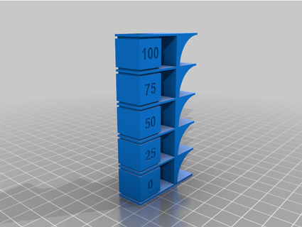 resfriamento torre 0 100 ventilador Rapidez formato fatia 3d print model - Mito3D