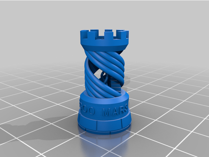 elegoo resina stampante test stl scacchi pezzo torre auroratechchannel 3d print model - Mito3D