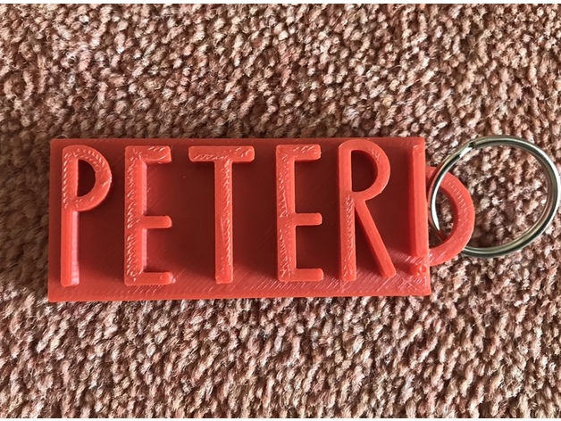 Peter Schlüsselring peter metcalfe 3D print model - Mito3D