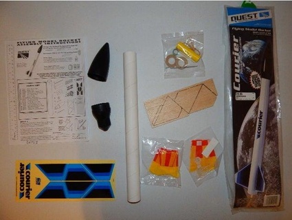 quête courrier modèle fusée jackhydrazine 3d print model - Mito3D