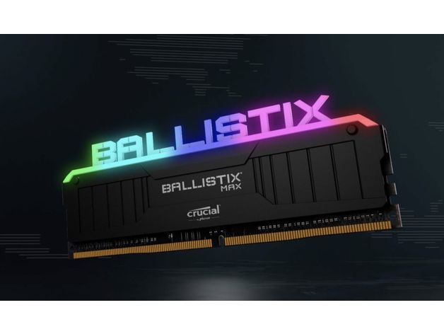 crucial ballistix max ddr4 ram rgb light bars customizable jimmysmithramarchive 3D print model - Mito3D