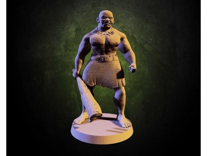 ogre - simple cheeseromano5 3d print model - Mito3D