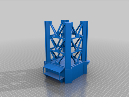 updated tower base grantman06 3d print model - Mito3D