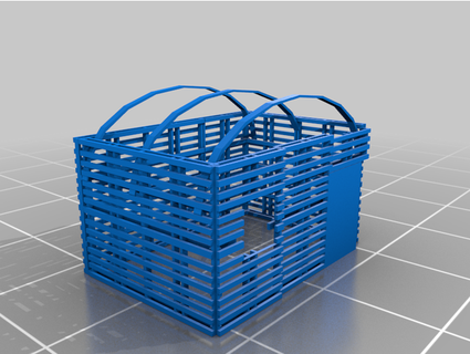 n-scale pallet shelter allenpilk 3d print model - Mito3D