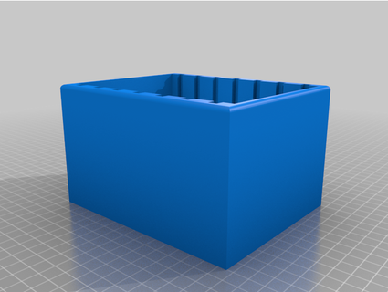 ribbon storage box - crafters scrapbookers petecanmakeit 3d print model - Mito3D